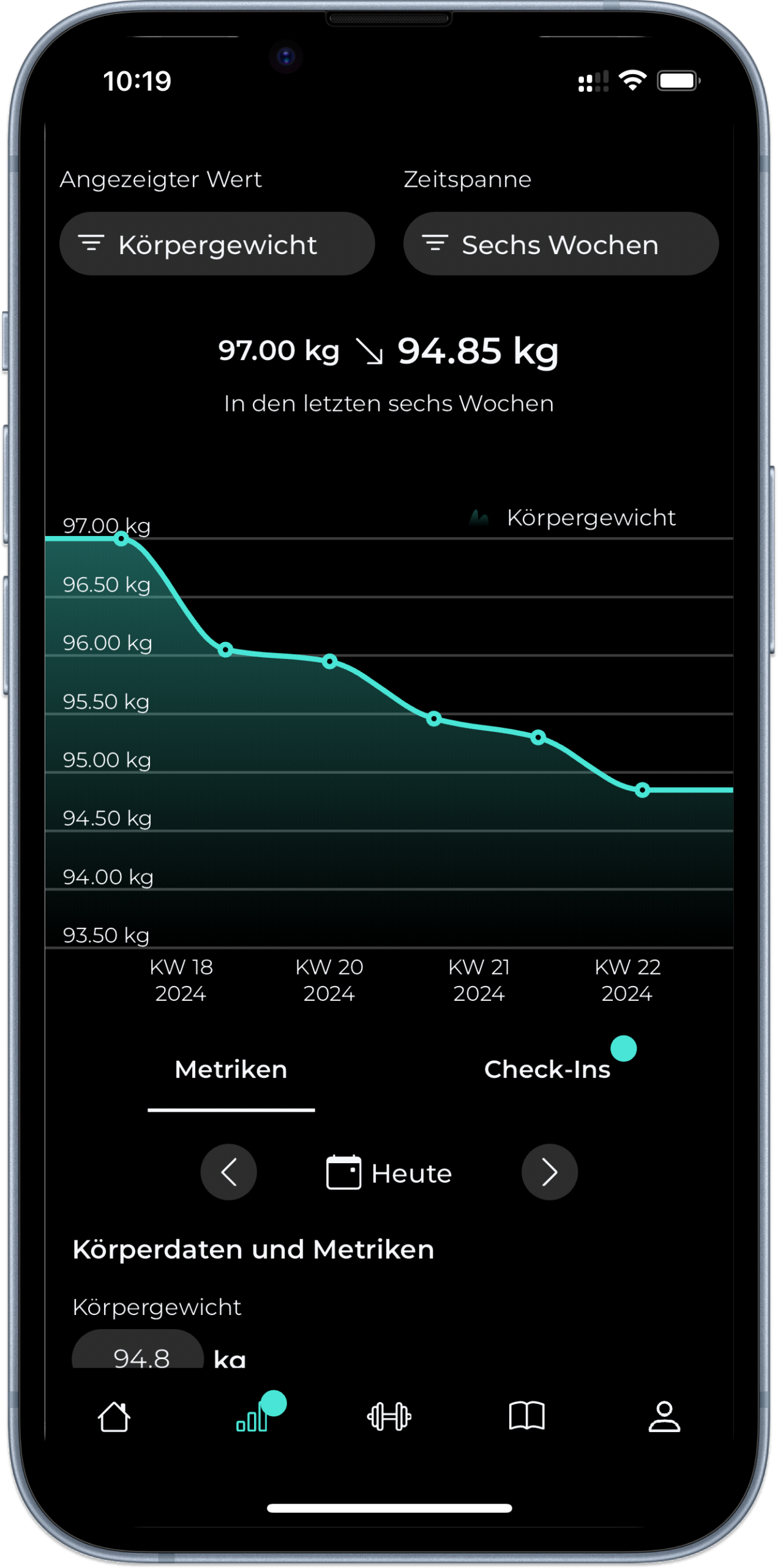 App Fortschritt